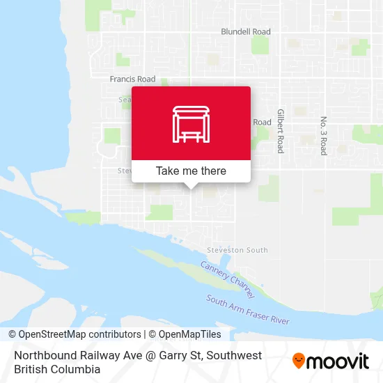 Northbound Railway Ave @ Garry St map