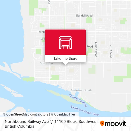 Northbound Railway Ave @ 11100 Block map