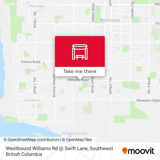 Westbound Williams Rd @ Swift Lane plan