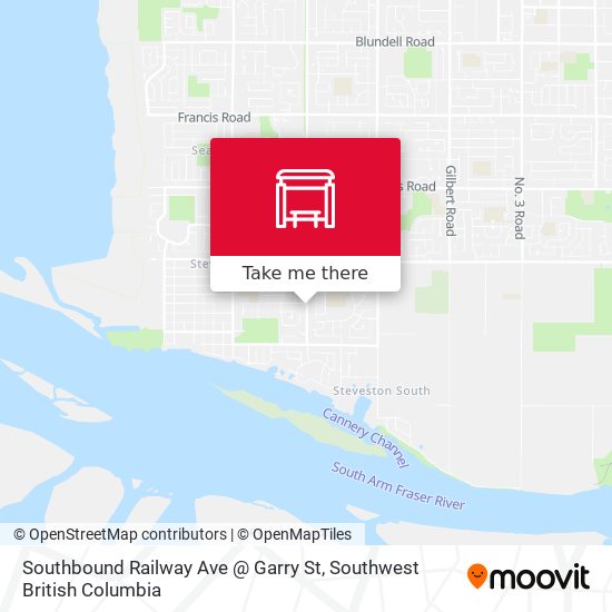 Southbound Railway Ave @ Garry St map