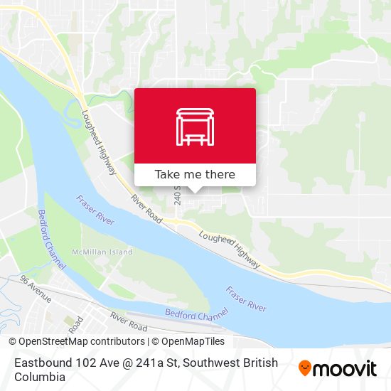 Eastbound 102 Ave @ 241a St map