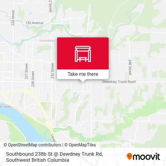 Southbound 238b St @ Dewdney Trunk Rd map