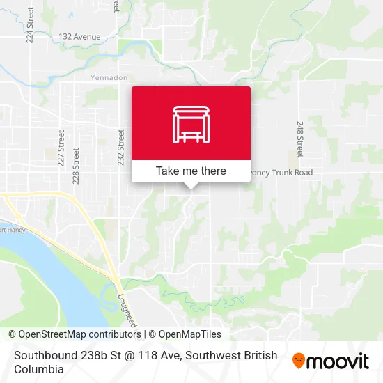 Southbound 238b St @ 118 Ave map