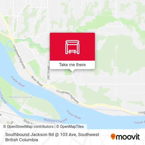 Southbound Jackson Rd @ 103 Ave map