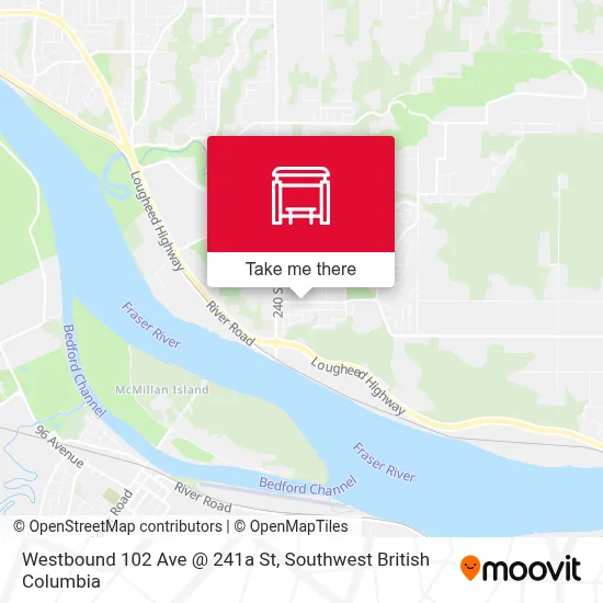 Westbound 102 Ave @ 241a St map