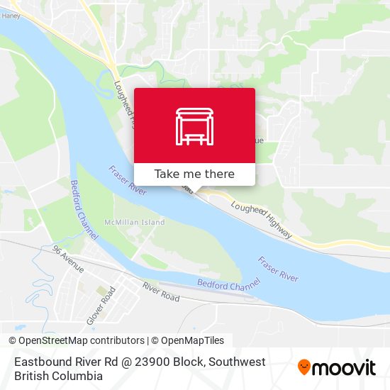 Eastbound River Rd @ 23900 Block map