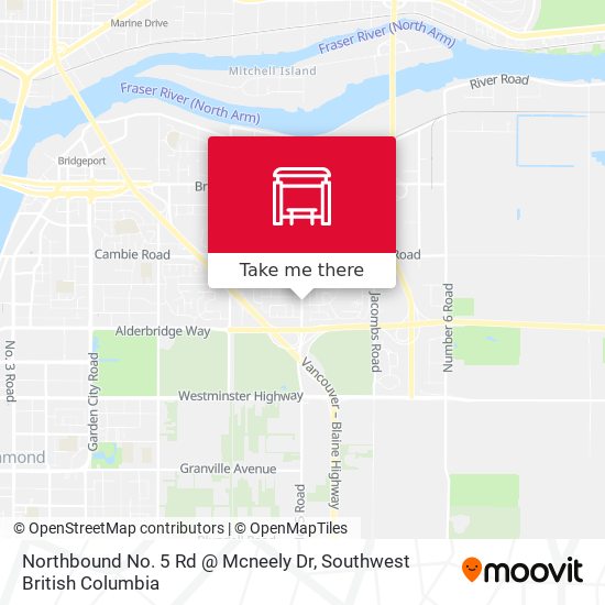 Northbound No. 5 Rd @ Mcneely Dr map