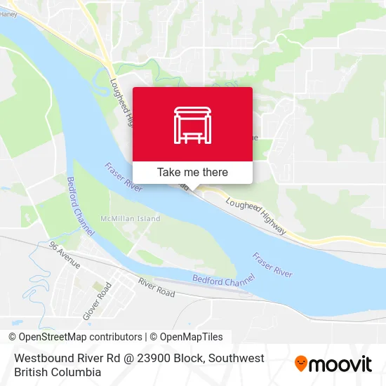 Westbound River Rd @ 23900 Block map