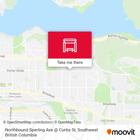 Northbound Sperling Ave @ Curtis St map