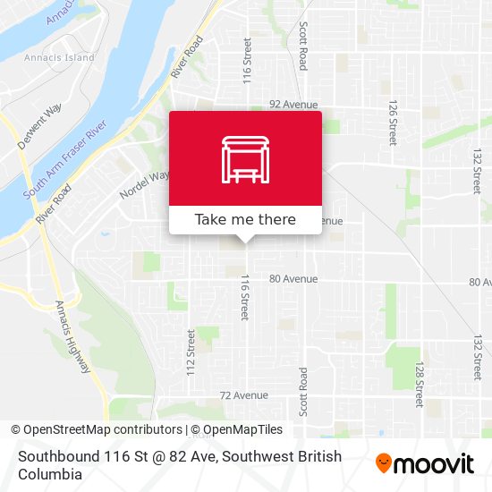Southbound 116 St @ 82 Ave plan