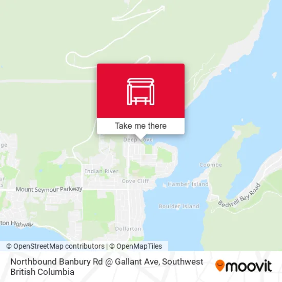 Northbound Banbury Rd @ Gallant Ave map