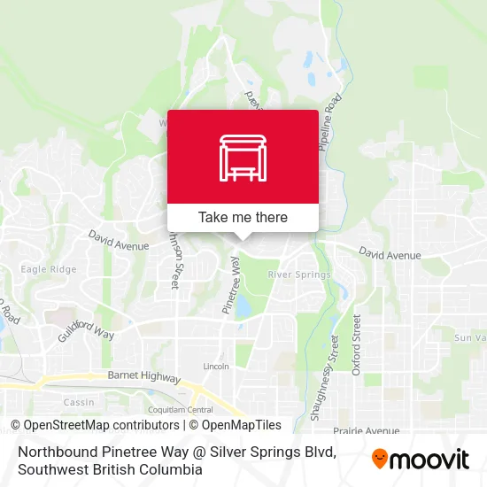 Northbound Pinetree Way @ Silver Springs Blvd map