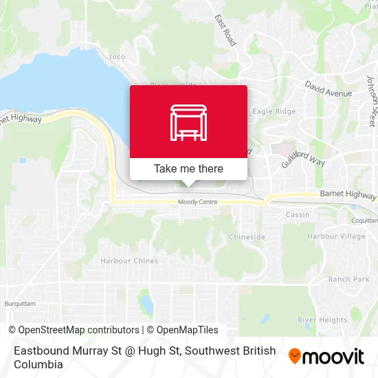 Eastbound Murray St @ Hugh St map
