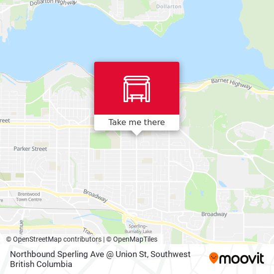 Northbound Sperling Ave @ Union St map