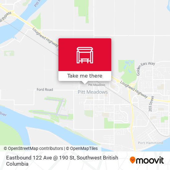 Eastbound 122 Ave @ 190 St plan