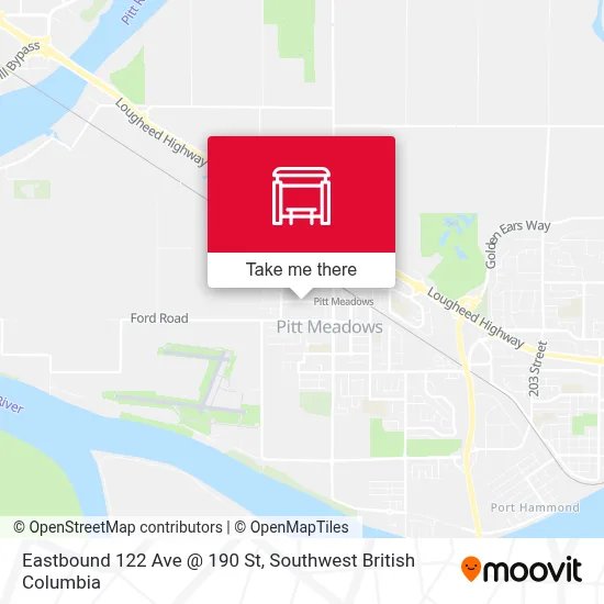 Eastbound 122 Ave @ 190 St map