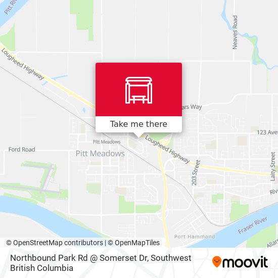 Northbound Park Rd @ Somerset Dr map