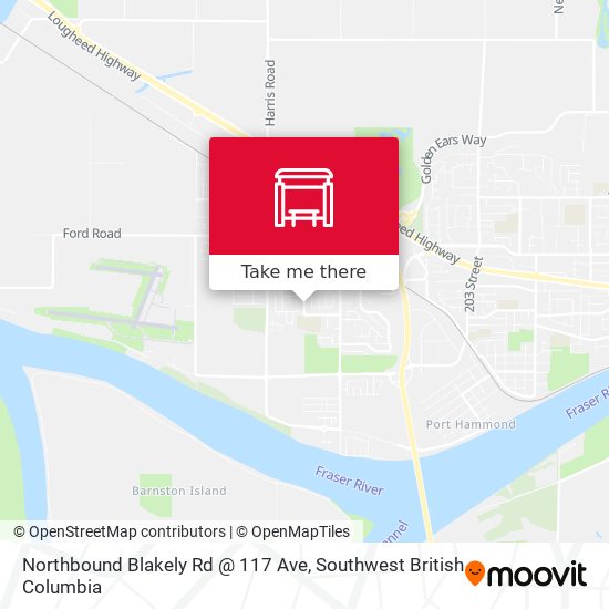 Northbound Blakely Rd @ 117 Ave map