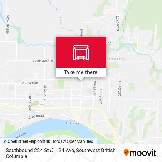 Southbound 224 St @ 124 Ave plan