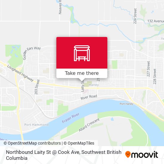 Northbound Laity St @ Cook Ave map