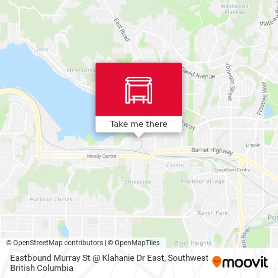 Eastbound Murray St @ Klahanie Dr East map