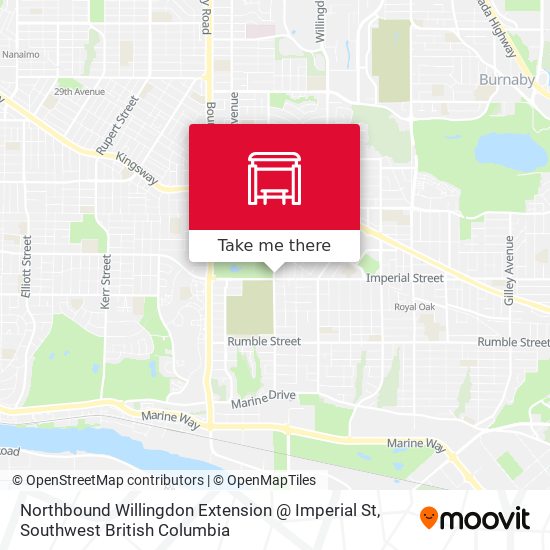 Northbound Willingdon Extension @ Imperial St plan
