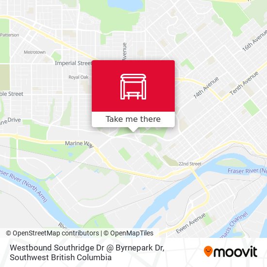 Westbound Southridge Dr @ Byrnepark Dr plan