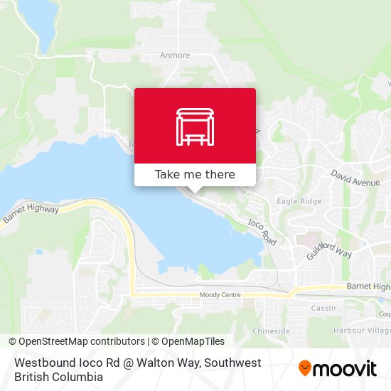 Westbound Ioco Rd @ Walton Way map