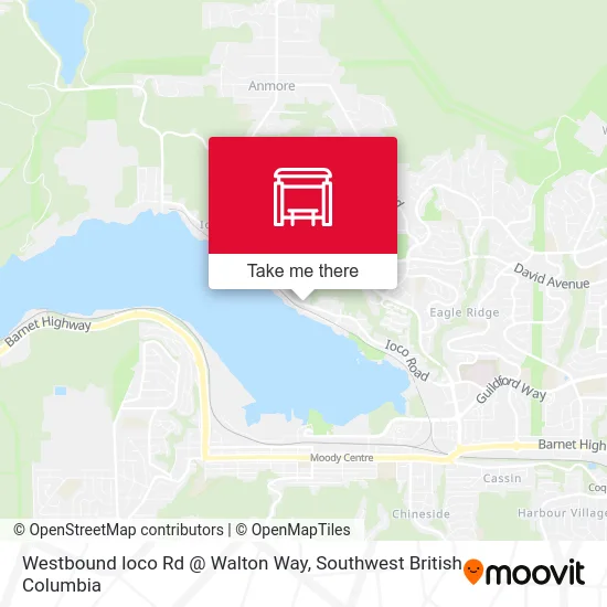 Westbound Ioco Rd @ Walton Way map