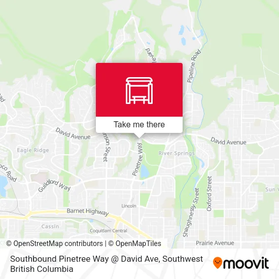 Southbound Pinetree Way @ David Ave plan
