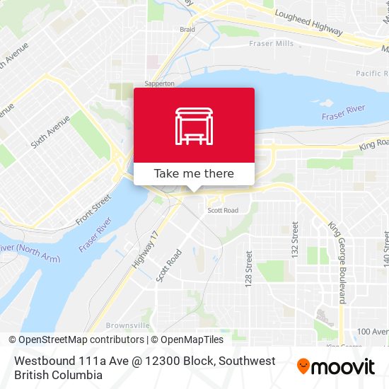 Westbound 111a Ave @ 12300 Block plan