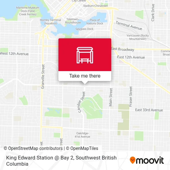 King Edward Station @ Bay 2 map
