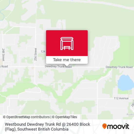 Westbound Dewdney Trunk Rd @ 26400 Block (Flag) map