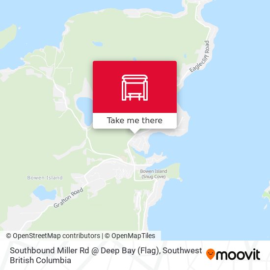 Southbound Miller Rd @ Deep Bay (Flag) map