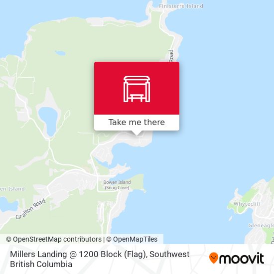 Millers Landing @ 1200 Block (Flag) map