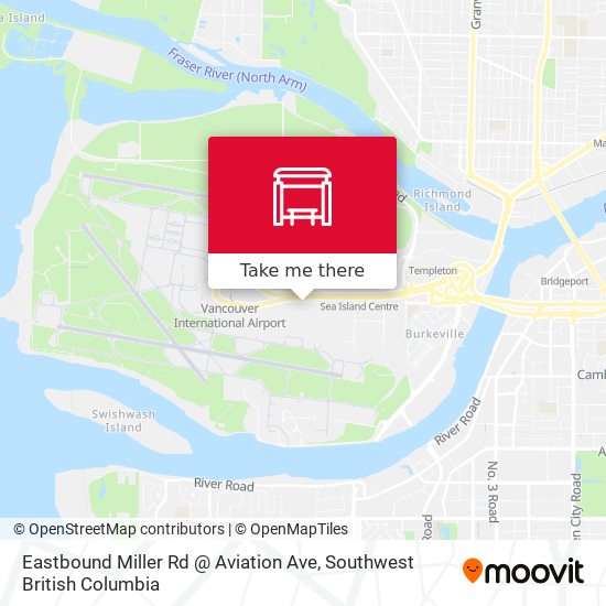 Eastbound Miller Rd @ Aviation Ave plan