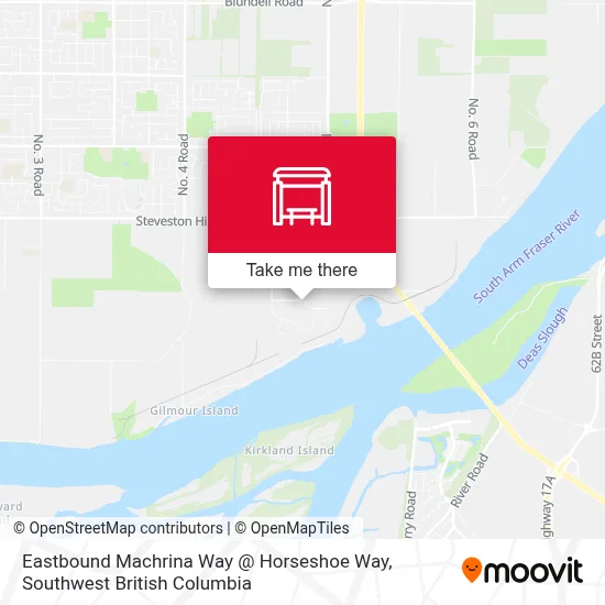 Eastbound Machrina Way @ Horseshoe Way map