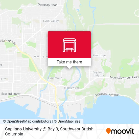 Capilano University @ Bay 3 map