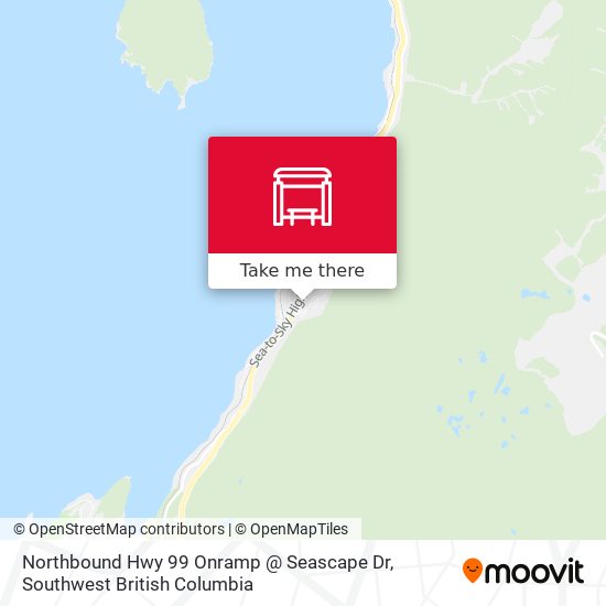 Northbound Hwy 99 Onramp @ Seascape Dr map