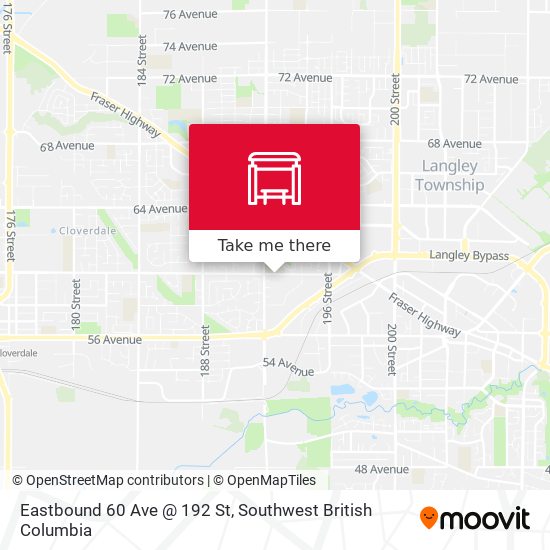Eastbound 60 Ave @ 192 St plan