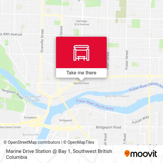 Marine Drive Station @ Bay 1 map