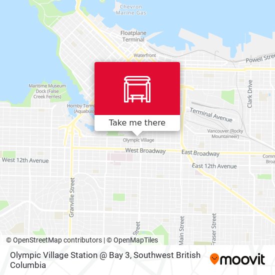 Olympic Village Station @ Bay 3 map