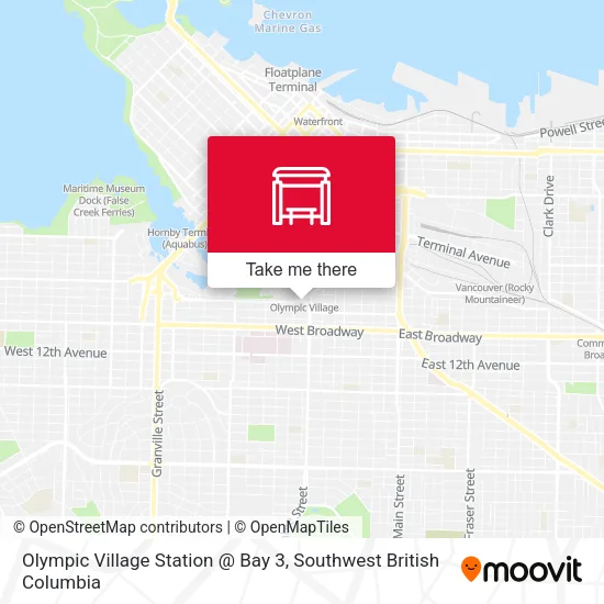 Olympic Village Station @ Bay 3 map