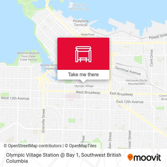 Olympic Village Station @ Bay 1 map