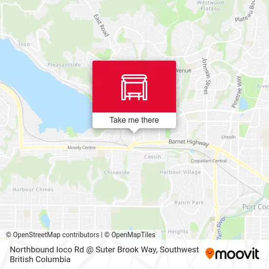 Northbound Ioco Rd @ Suter Brook Way map