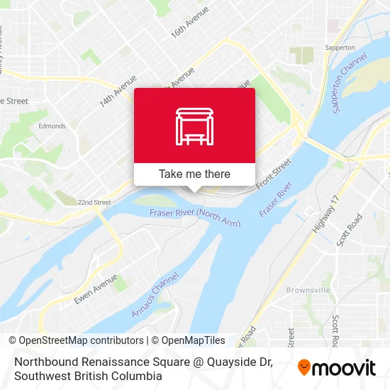 Northbound Renaissance Square @ Quayside Dr map