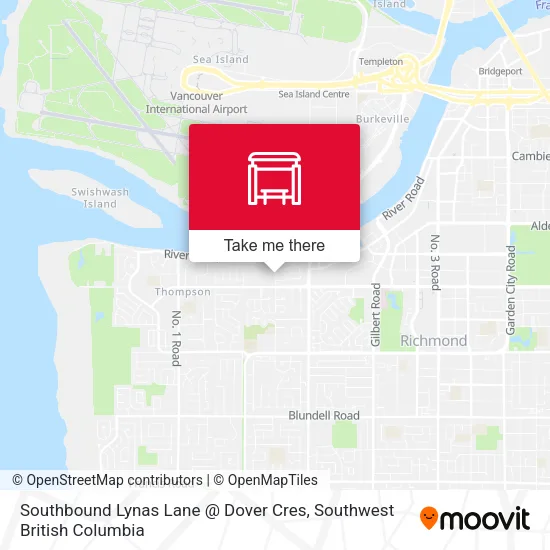 Southbound Lynas Lane @ Dover Cres map