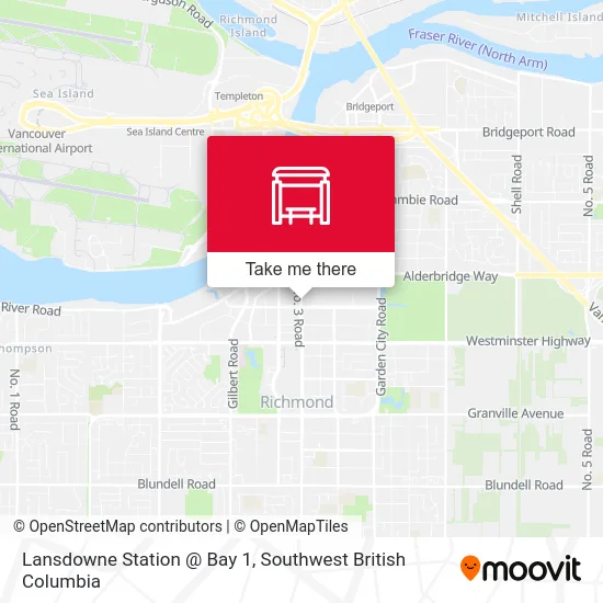 Lansdowne Station @ Bay 1 map
