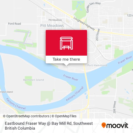 Eastbound Fraser Way @ Bay Mill Rd map