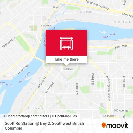 Scott Rd Station @ Bay 2 map